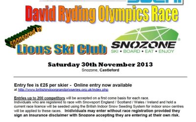 David Ryding Olympic Race