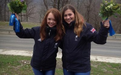 Paralympics – And another – Jade and Caroline win SILVER MEDAL – Super Combined