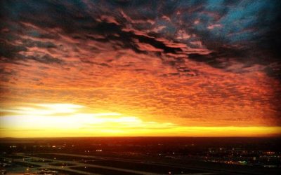 Heathrow at Sunset (Test of Postie)